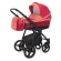 Коляска для новорожденных Esspero Grand Newborn Lux (шасси Black) Red Sunset