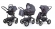 Коляска 3 в 1 Esspero Discovery (шасси Graphite) Dark Grey