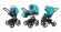 Коляска 3 в 1 Esspero Tour Alu (шасси Graphite) Aqua