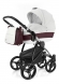 Коляска для новорожденных Esspero Grand Newborn Lux (шасси Chrome) Maroon leatherette