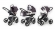 Коляска 3 в 1 Esspero I-Nova (шасси Grey) Grey Leves