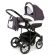 Коляска для новорожденных Esspero Magic Pro (шасси Black) Grey Leves