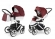Коляска 2 в 1 Esspero Grand Magic Pro (шасси White) Cherry leatherette