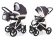 Коляска 2 в 1 Esspero Newborn Lux (шасси Beige) Grey Leves