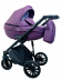 Коляска 2 в 1 Peppy Fortis сиреневая кожа