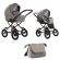 Коляска 2 в 1 Tutis Zippy Classic КОЖА ГРАФИТ