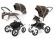 Коляска 2 в 1 Esspero Grand Tour (шасси White) Royal Brown