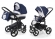 Коляска 2 в 1 Esspero Magic (шасси Black) Navy Grey