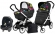 Коляска 3 в 1 Peg Perego Book 51 Elite Modular System (шасси White/Black) Manri