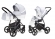 Коляска 2 в 1 Esspero Grand Newborn Lux (шасси Graphite) Grey Diamond