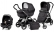 Коляска 3 в 1 Peg Perego Book 51 S Elite Set Modular (шасси Jet) Onyx
