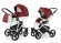 Коляска 2 в 1 Esspero Grand Newborn Lux (шасси Grey) Cherry leatherette