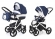 Коляска 2 в 1 Esspero Newborn Lux (шасси White) Navy Lux