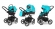 Коляска 3 в 1 Esspero Magic Pro Alu (шасси Black) Aqua