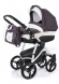 Коляска для новорожденных Esspero Newborn Lux (шасси Grey) Grey Leves