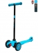 Самокат Y-SCOO mini A-5 Simple с цветными колесами blue
