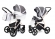 Коляска 2 в 1 Esspero Grand Newborn Lux (шасси Beige) Royal Light Grey