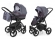 Коляска 2 в 1 Esspero Newborn Lux (шасси Black) Dark Grey