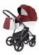 Коляска для новорожденных Esspero Grand Newborn Lux (шасси Graphite) Cherry leatherette