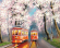 Картина по номерам ТМ Цветной 40х50 на подрамнике, арт. MG MG2418 Романтика весенних трамваев