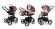 Коляска 3 в 1 Esspero Magic Pro (шасси Black) Brown Beige