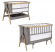 Кровать-трансформер приставная Tutti Bambini CoZee XL 120*60 Oak/Charcoal 211209/3590