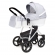 Коляска для новорожденных Esspero Grand Newborn Lux (шасси White) Grey Diamond