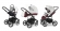 Коляска 3 в 1 Esspero Grand Magic Pro (шасси Black) Maroon leatherette