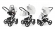 Коляска 3 в 1 Esspero Grand Newborn Lux (шасси White) Argtic leatherette