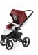 Прогулочная коляска Esspero Tour Leatherette (шасси Black) Cherry leatherette