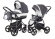 Коляска 2 в 1 Esspero Newborn Lux (шасси Graphite) Grey Lux