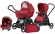 Коляска 3 в 1 Peg Perego Book Scout XL Set Modular Geo Red