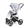 Прогулочная коляска Esspero Grand Newborn Lux (шасси White) Jeans Grey
