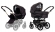 Коляска 2 в 1 Emmaljunga Edge Duo Combi Lounge (шасси Duo S Competition) Black