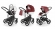 Коляска 3 в 1 Esspero Grand Magic (шасси Chrome) Cherry leatherette