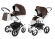 Коляска 2 в 1 Esspero Grand Tour (шасси White) Cacao leatherette