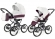 Коляска 2 в 1 Esspero Classic Alu (шасси Grey) Maroon leatherette