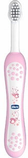 Зубная щетка Chicco, 6+ розовая, 320617014