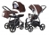 Коляска 2 в 1 Esspero Newborn Lux (шасси Graphite) Chocco