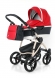 Коляска для новорожденных Esspero Newborn Lux Alu (шасси Beige) Red