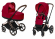 Коляска 2 в 1 Cybex Priam (шасси Rose Gold) True Red