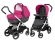 Коляска 2 в 1 Peg Perego Book 51 S XL Modular (шасси White/Black) Bloom Pink