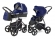 Коляска 2 в 1 Esspero Newborn Lux Alu (шасси Graphite) Navy