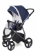Прогулочная коляска Esspero Newborn Lux (шасси Graphite) Navy Grey
