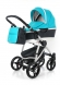 Коляска для новорожденных Esspero Newborn Lux Alu (шасси Grey) Aqua