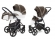 Коляска 2 в 1 Esspero Grand Newborn Lux (шасси Graphite) Royal Brown