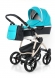 Коляска для новорожденных Esspero Newborn Lux Alu (шасси Beige) Aqua