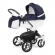 Коляска для новорожденных Esspero Grand Tour (шасси White) Nappa Navy