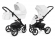  Коляска 2 в 1 Esspero Tour Leatherette (шасси Black) Nappa White
