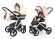 Коляска 2 в 1 Esspero Newborn Lux (шасси Grey) Beige Brown